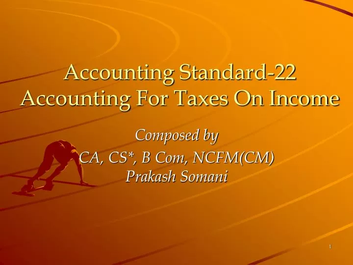 accounting standard 22 accounting for taxes on income