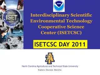 Interdisciplinary Scientific Environmental Technology Cooperative Science Center (ISETCSC)