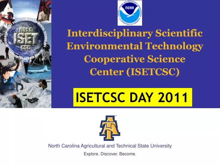 interdisciplinary scientific environmental technology cooperative science center isetcsc