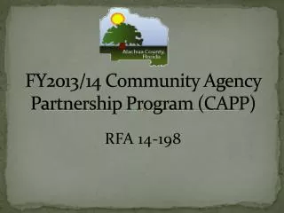 FY2013/14 Community Agency Partnership Program (CAPP)