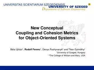 New Conceptual Coupling and Cohesion Metrics for Object-Oriented Systems