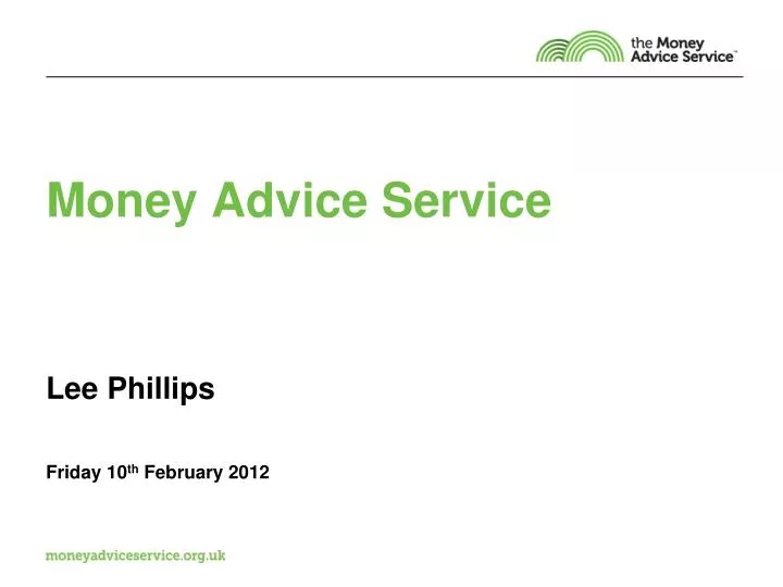 money advice service