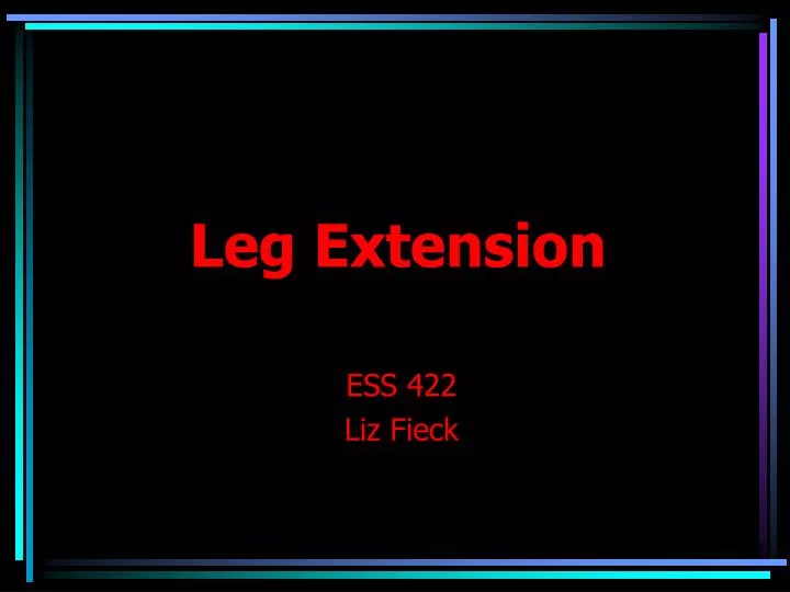 leg extension