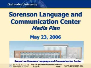Sorenson Language and Communication Center Media Plan