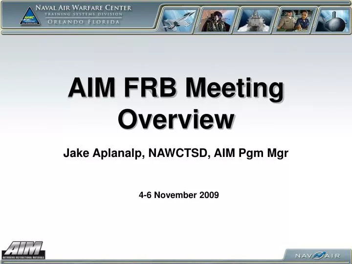 aim frb meeting overview