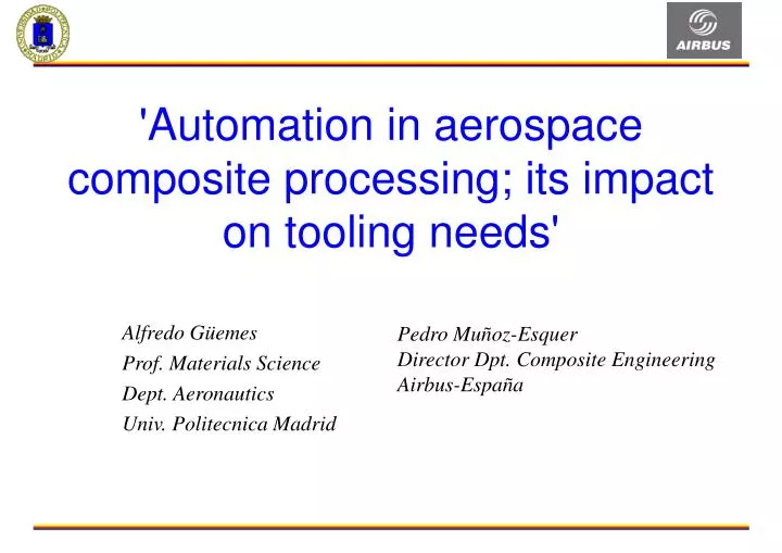 automation in aerospace composite processing its impact on tooling needs