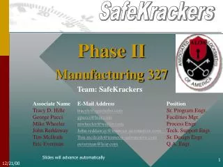 Manufacturing 327