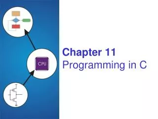 Chapter 11 Programming in C