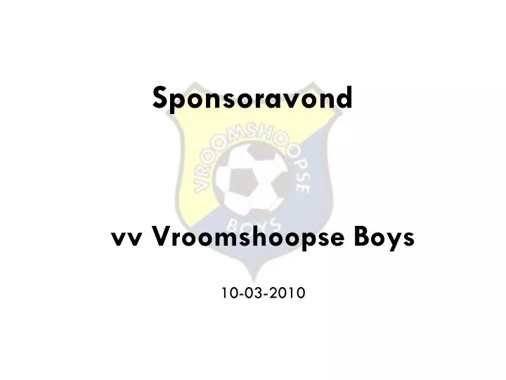 sponsoravond