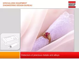 Detectors of precious metals and alloys