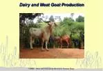 Dairy and Meat Goat Production - slide 1