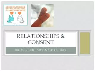 Relationships &amp; Consent