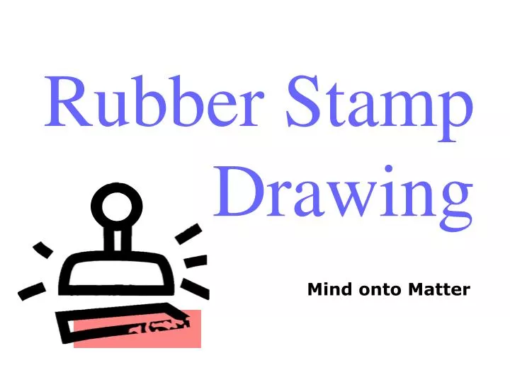 rubber stamp drawing