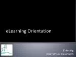 eLearning Orientation - slide 1