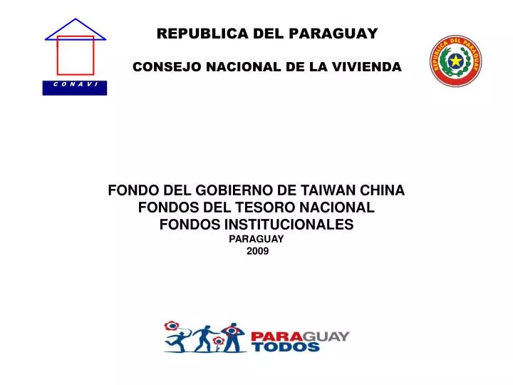 republica del paraguay consejo nacional de la vivienda