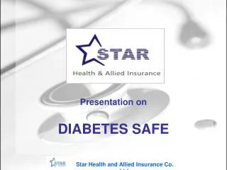 Presentation on DIABETES SAFE