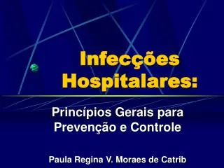 Infecções Hospitalares: