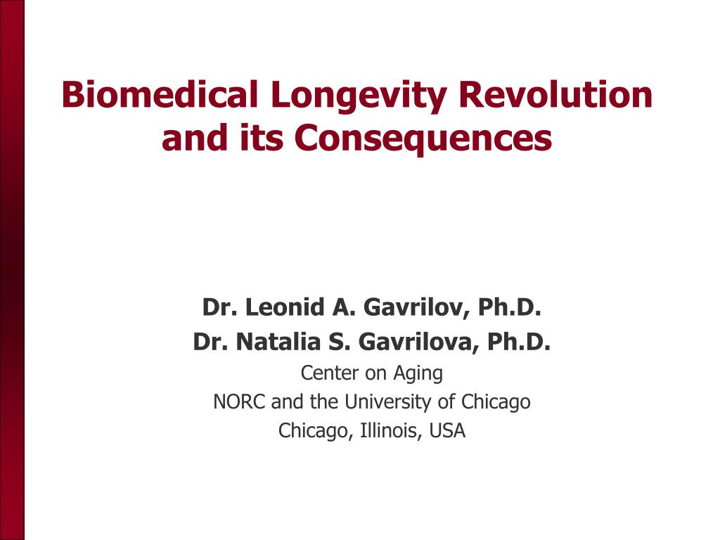 PPT - Biomedical Longevity Revolution and its Consequences PowerPoint ...