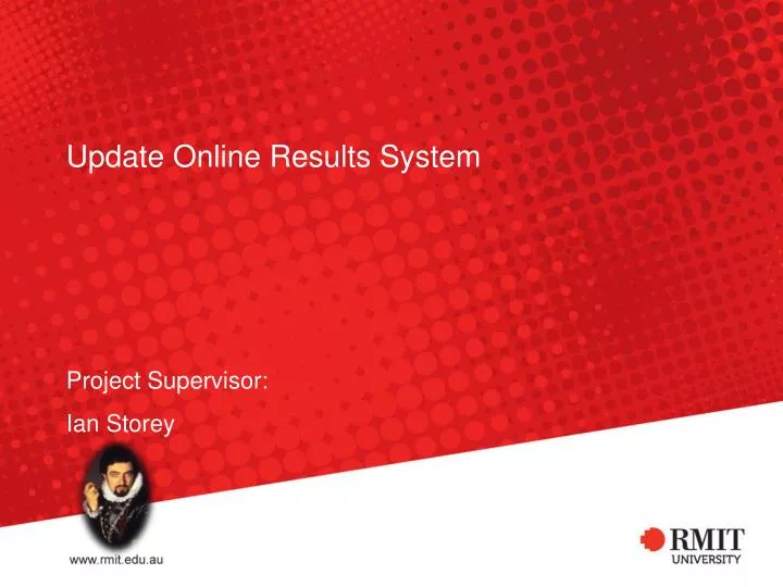 update online results system