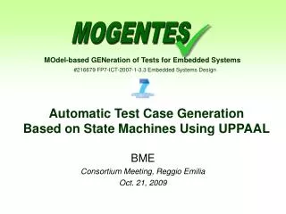 Automatic Test Case Generation Based on State Machines Using UPPAAL
