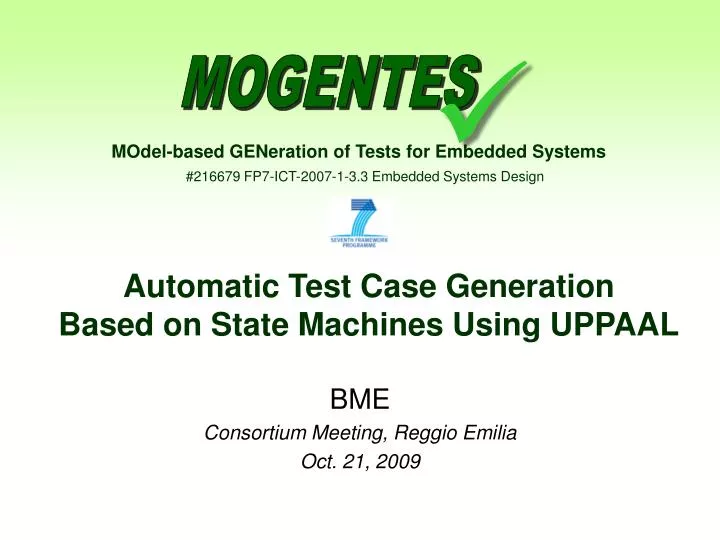 automatic test case generation based on state machines using uppaal