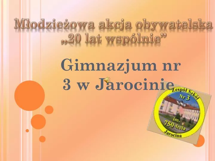 gimnazjum nr 3 w jarocinie