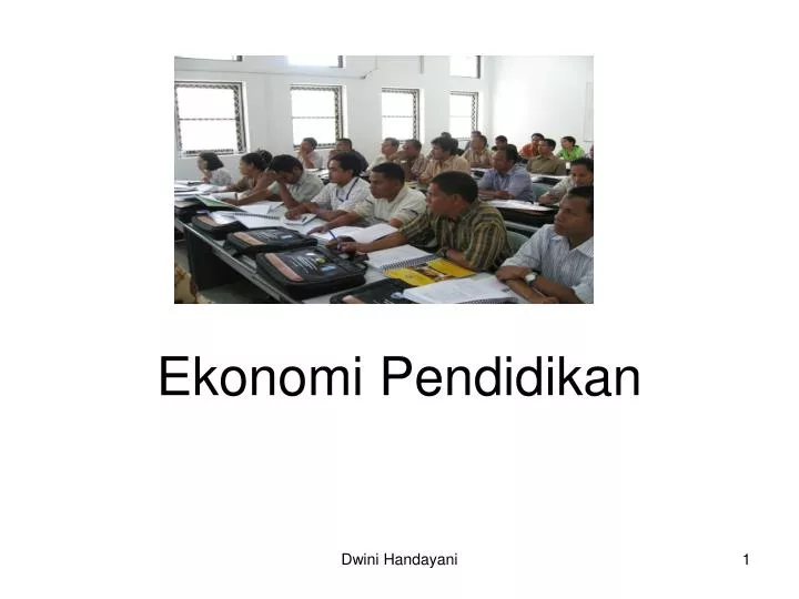 ekonomi pendidikan