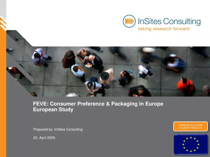 feve consumer preference packaging in europe european study