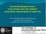 Tectono-Stratigraphic Control on the Umitaka Spur Gas Hydrates, - slide 1