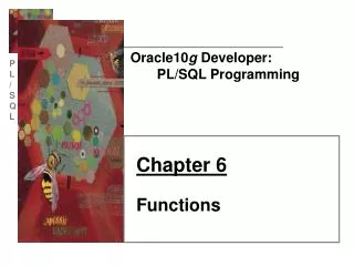 Oracle10 g Developer: PL/SQL Programming