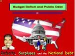 Deficits , Surpluses , and the National Debt - slide 1