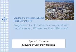 Prognosis of colon cancer compared with rectal cancer. Where lies the difference?