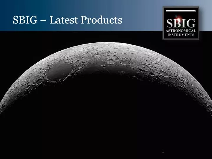 sbig latest products