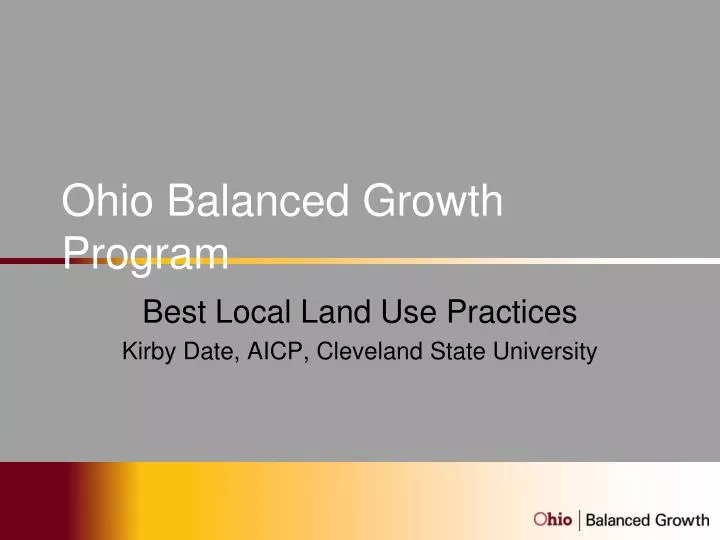 ohio balanced growth program