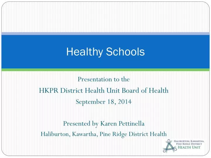 healthy schools