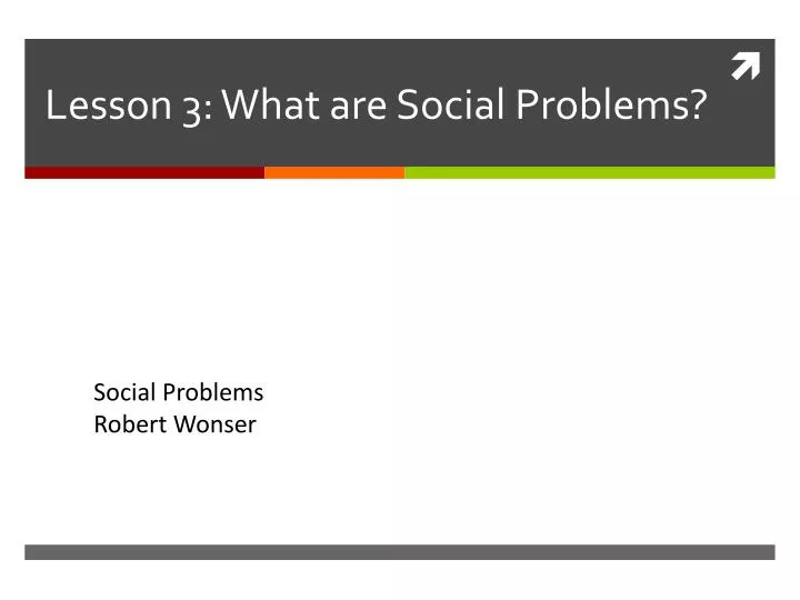 lesson 3 what are social problems