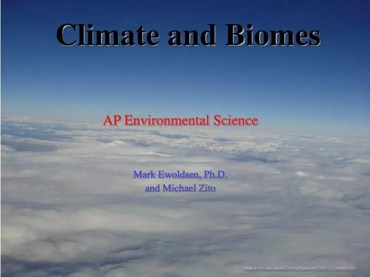 climate and biomes