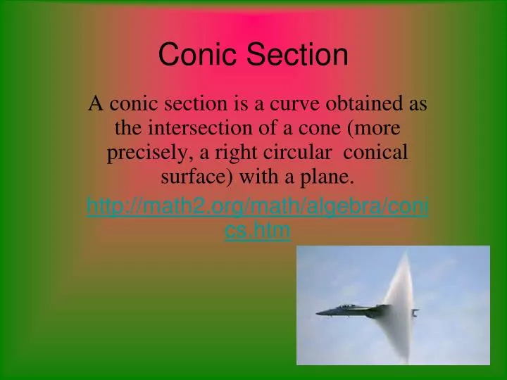 conic section