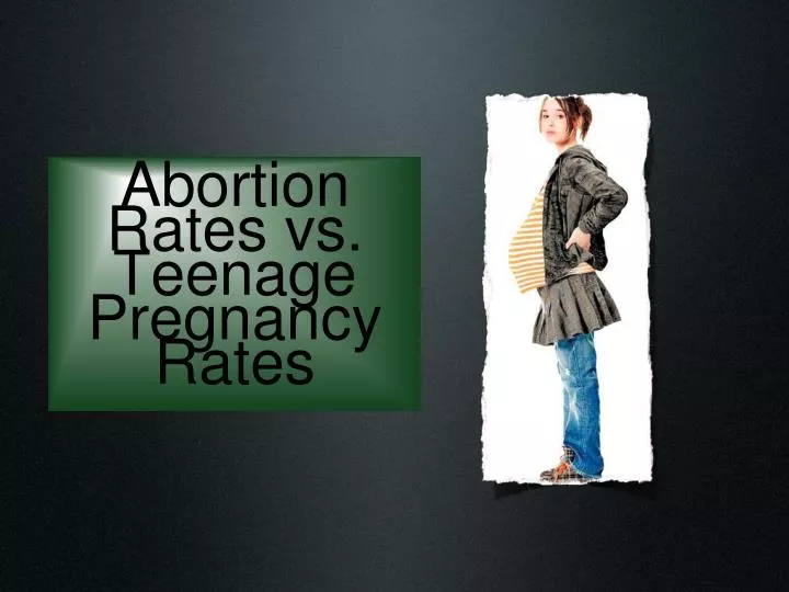 abortion rates vs teenage pregnancy rates