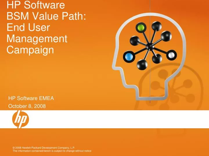 hp software bsm value path end user management campaign