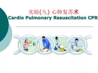 实验 ( 九 ) 心肺复苏 术 Cardio Pulmonary Resuscitation CPR