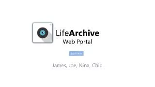 Life Archive Web Portal
