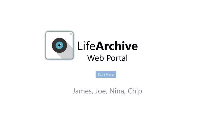life archive web portal