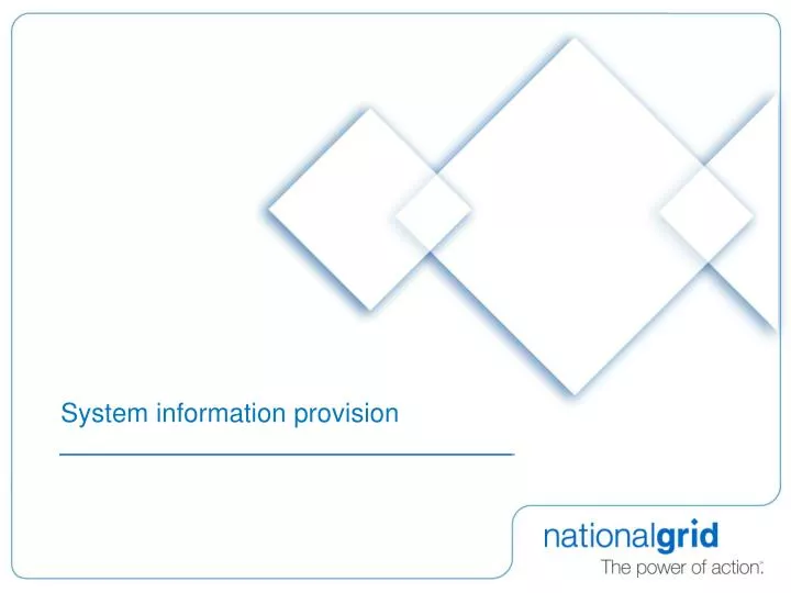 system information provision