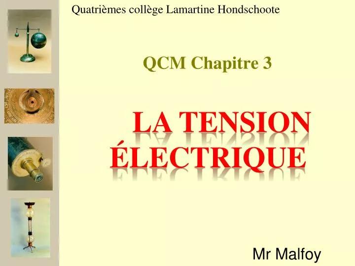 qcm chapitre 3