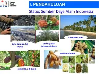 Status Sumber Daya Alam Indonesia