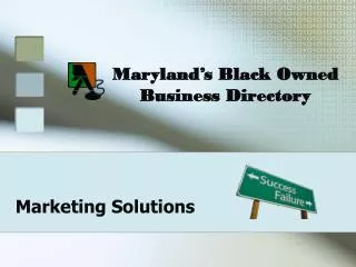 Maryland’s Black Owned Business Directory