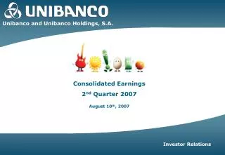 Unibanco and Unibanco Holdings, S.A.