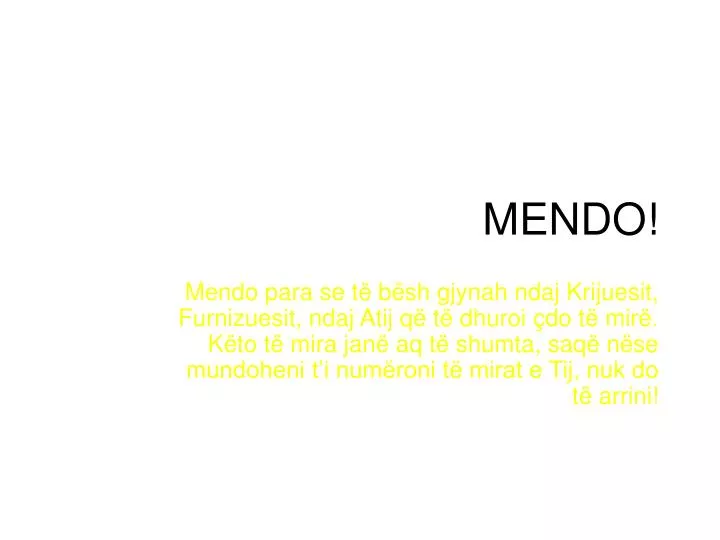 mendo