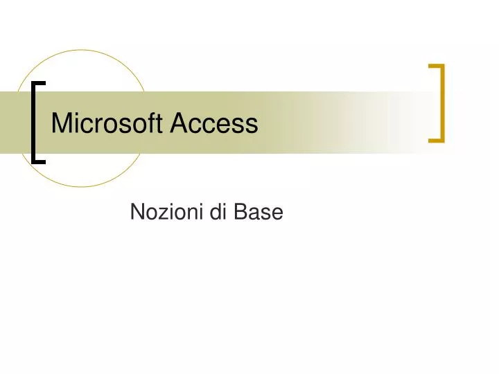 microsoft access